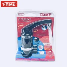 Torneira Eletrica Fame 4t Elegance Preta 220v 5400w Parede Foto mini 4
