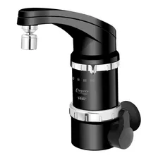Torneira Eletrica Fame 4t Elegance Preta 220v 5400w Parede Foto mini 1