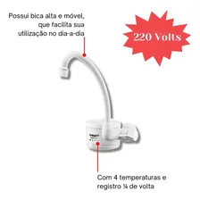 Torneira Elétrica Lorenzetti Loren Easy Parede Branca 220V Foto mini 2