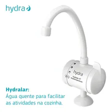 Torneira elétrica manual de mesa Hydra Hydralar 4T 110V 5500W Foto mini 4