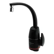 Torneira Eletrica Prima Parede E Bancada 127v Preta Zagonel Foto mini 2