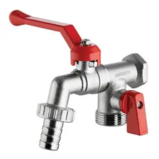 Torneira Esfera Para Máquina Lavar Roupa 1131 C12 Lorenzetti Acabamento Fosco Cor Cromado Foto  mini 1