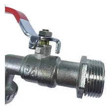 Torneira Esfera Tanque Jardim Quintal Bico Metal Uso Geral Foto mini 1