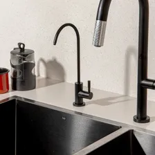 Torneira Girat贸ria De Filtro 脕gua Fria Inox (simi Preta) Foto mini 4