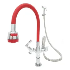 Torneira Gourmet Emborrachada Luxo Com Ducha E Saida Maquina Foto mini 1