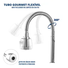 Torneira Gourmet Luxo Com Filtro Mesa Pia De Bancada Foto mini 4