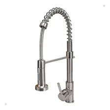 Torneira Gourmet Monocomando ExtensÃvel Aço Escovado Cor Prateado Foto mini 2