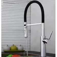 Torneira Gourmet Para Pia Ou Bancada Monocomando Misturador Cor Preto Foto  mini 1