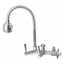 Torneira Gourmet Saída Purificador E Máquina De Lavar Louça Cor Cromado Foto mini 1