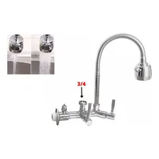 Torneira Gourmet Saída Purificador E Máquina De Lavar Louça Cor Cromado Foto mini 3
