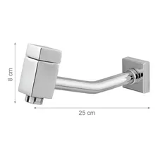 Torneira Lavabo Parede Banheiro 8010 Torneira Link Metal Acabamento Metal Cromado Cor Cromado Foto mini 1