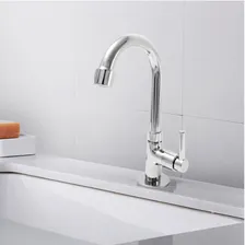 Torneira Lavat贸rio Banheiro Bica M贸vel Luxo Metal Cromado Foto mini 2