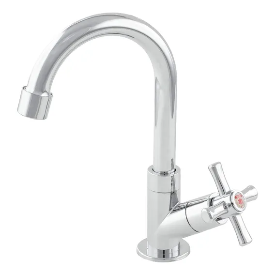 Torneira Lavatorio Lavabo Banheiro Bancada Abs 1/4 De Volta Cor Cromado Foto 1