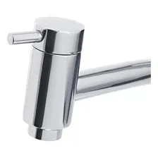 Torneira Link Alta Cromada P/ Cuba Sobrepor Apoio Banheiro Acabamento Inox Brilhante Cor Prateado Foto mini 4