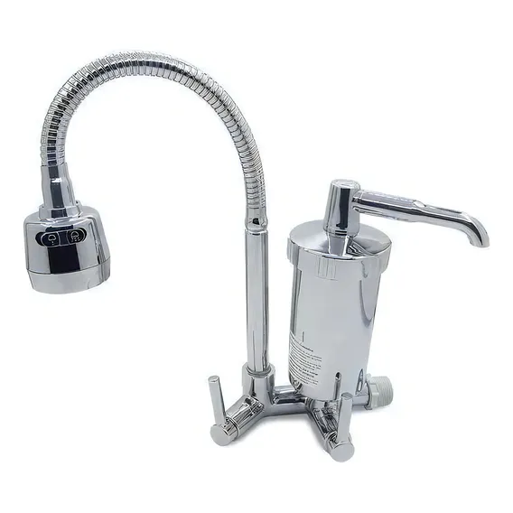 Torneira Luxo Bica Movel Gourmet Parede Filtro Abs C-66 Foto 1