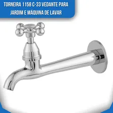 Torneira Metal 1158 Fixa C 33 Cozinha Jardim Tanque Foto mini 3