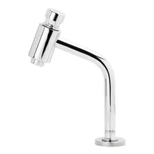Torneira Metal Cromado Automática Bica Baixa Banheiro Lavabo Foto mini 1