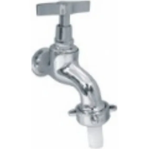 Torneira Metal Jardim Marte Curta 1128 1/2 E 3/4 Cromada 857 Foto 1