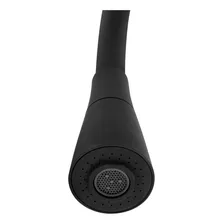 Torneira Misturador Gourmet Cozinha Flexível Preto Parede Foto mini 3