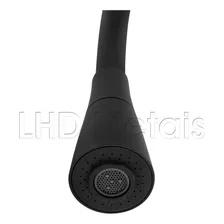 Torneira Misturador Gourmet Preto Flexível Cozinha Parede Foto mini 3