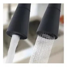 Torneira Misturador Gourmet Preto Flexível Cozinha Parede Foto mini 4