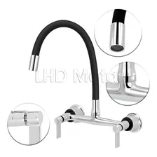 Torneira Misturador Gourmet Preto Flexível - Metal Foto mini 2