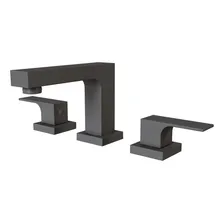 Torneira Misturador Mesa Banheiro Preto Fosco Retta Fani Foto mini 1