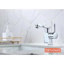 Torneira Misturador Monocomando Lavabo Banheiro inox - Demima Foto mini 4