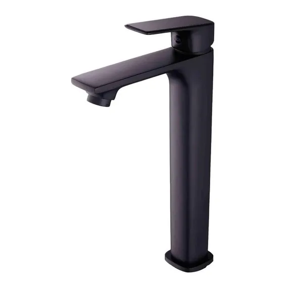 Torneira Monocomando Banheiro Preto Lavabo Misturador Foto 1