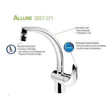 Torneira Para Cozinha Allure 2257 C71 Lorenzetti - Inox Cor Cromo Foto mini 2