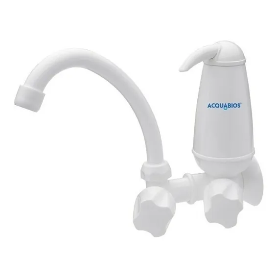 Torneira Para Cozinha Com Filtro Bica M贸vel Branco Acquabios Foto 1