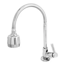 Torneira Para Cozinha Mesa Bica Movel Flex Cromada Luxo Foto mini 1