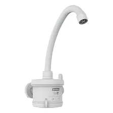 Torneira Parede Elétrica Cozinha 4 Temperaturas Acabamento Branco 220v Foto mini 4