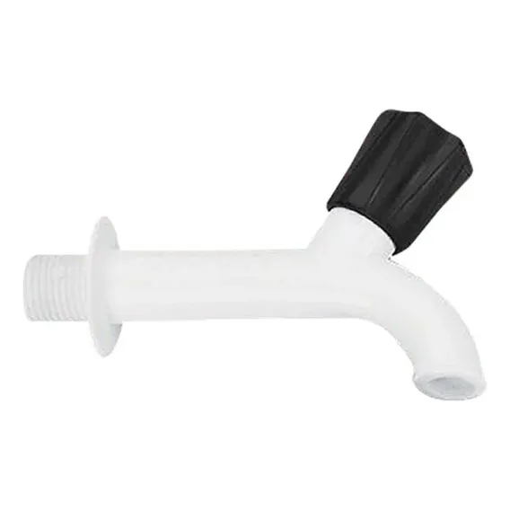 Torneira Plastica Grap Tanque 1/2 1126-a Pacote C/12 Unid Acabamento Mate Cor Branco Foto 1