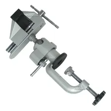 Torno Morsa Bancada Base Articulada De Bancada Aço Giratória Foto mini 1
