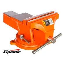 Torno Morsa De Bancada 5 Giratoria Com Bigorna Sparta 125mm Foto mini 2