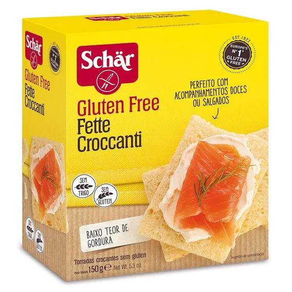 Torrada sem GlĂșten e sem Lactose Schar 150g Foto 1