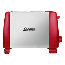 Torradeira Inox Red Fast Ptr203 Lenoxx 110v Cor Vermelho Foto mini 1
