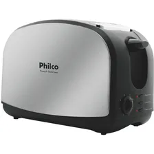 Torradeira Philco French Toast Inox 900w Cor Preto/Aço escovado 110V Foto mini 2