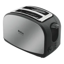 Torradeira Philco French Toast Inox 900w Cor Preto/Aço escovado 110V Foto mini 3