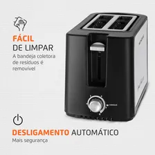 Torradeira Toast Due Black T13 Mondial 127v Foto mini  2