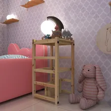 Torre Aprendizagem Montessoriana 4em1 Brinquedo Montessori Cor Pinus Foto mini 4