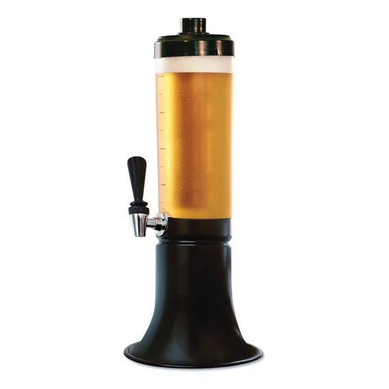 Torre Chopp 2l Com 2 Refil Gelantes Cor Preto Foto 1