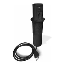 Torre De Tomada Automático 1 Tomada E 2 Usb Preto Qtmov Foto mini  2