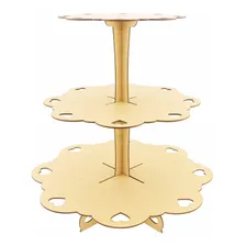 Torre Porta Doces Mdf 3 Andares Linha Temática - Coração Foto  mini 1