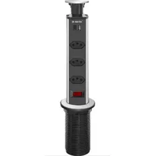 Torre Tomada Multiplug Usb + Usb C Embutir Mesa Bancada Foto mini 1