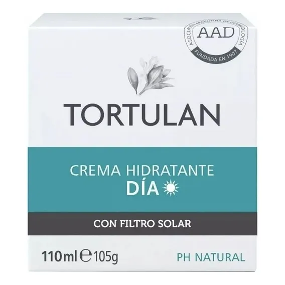 Tortulan Creme Hidratante Dia Com Filtro Solar 110ml Kit C/2 Tipo De Pele Sensível A Seca Foto 1