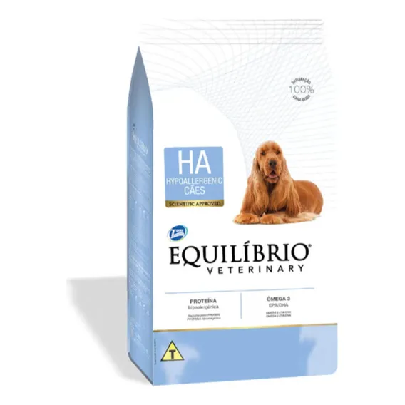 Total Alimentos EquilĂbrio Veterinary Cachorros HipoalergĂȘnicos 7,5kg Foto 1