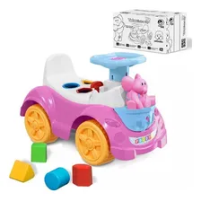 Totoka Elly Pocoyo Triciclo Infantil Carrinho Motoca Velotro Cor Rosa Foto mini 2