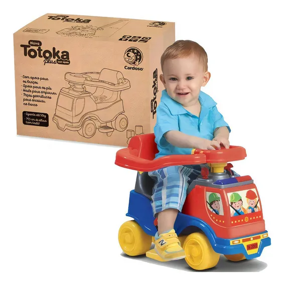 Totoka Totoca Eletrônica Plus Menino Andador Músical Cor Azul Foto 1